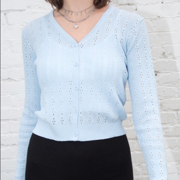 Brandy Melville Sweaters - Brandy Melville blue shannon sweater